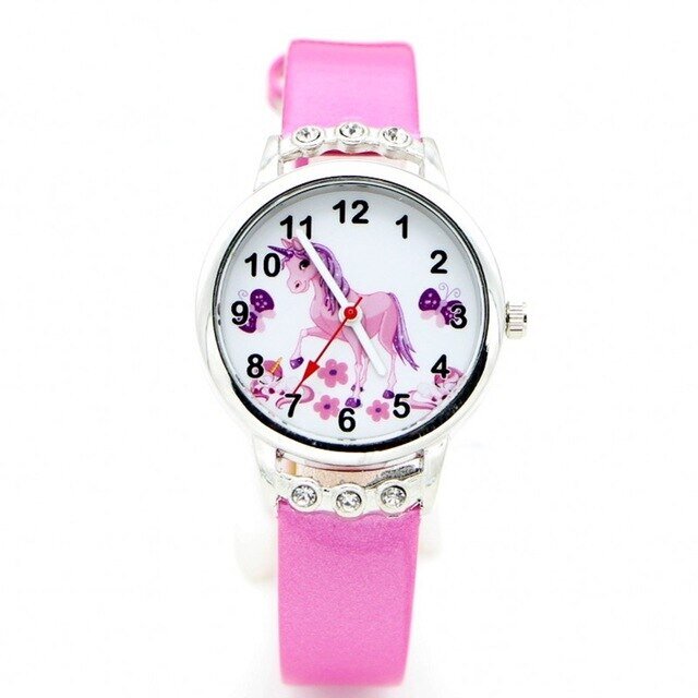 Montre Fine Licorne rose