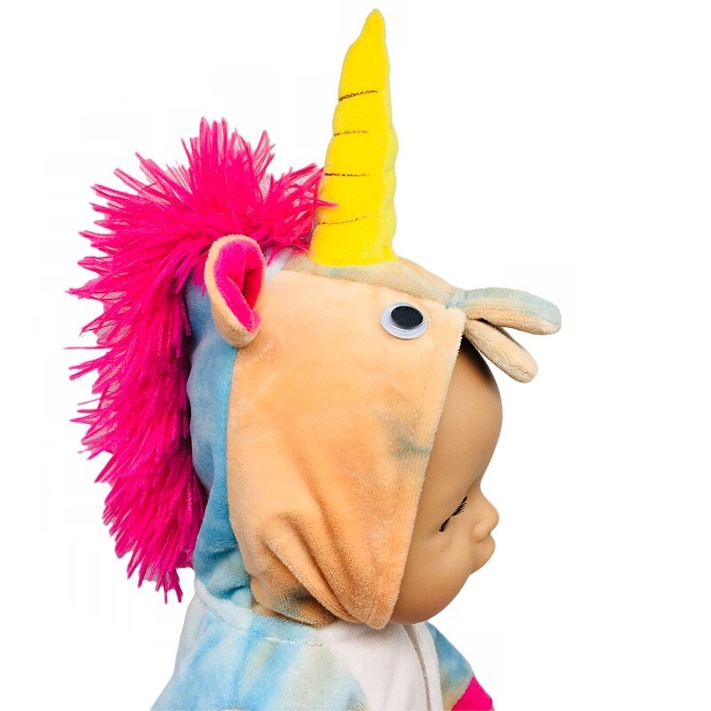 Combinaison Licorne Bébé Arc en Ciel