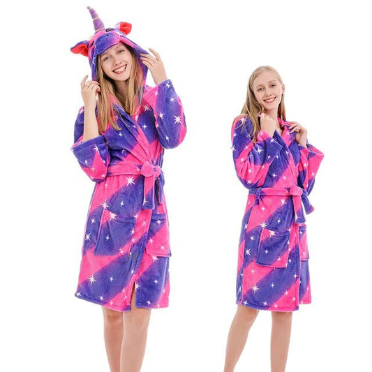 robe de chambre licorne