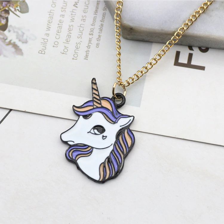 Collier Licorne Mignonne