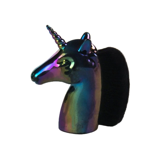 pinceau tete licorne noir