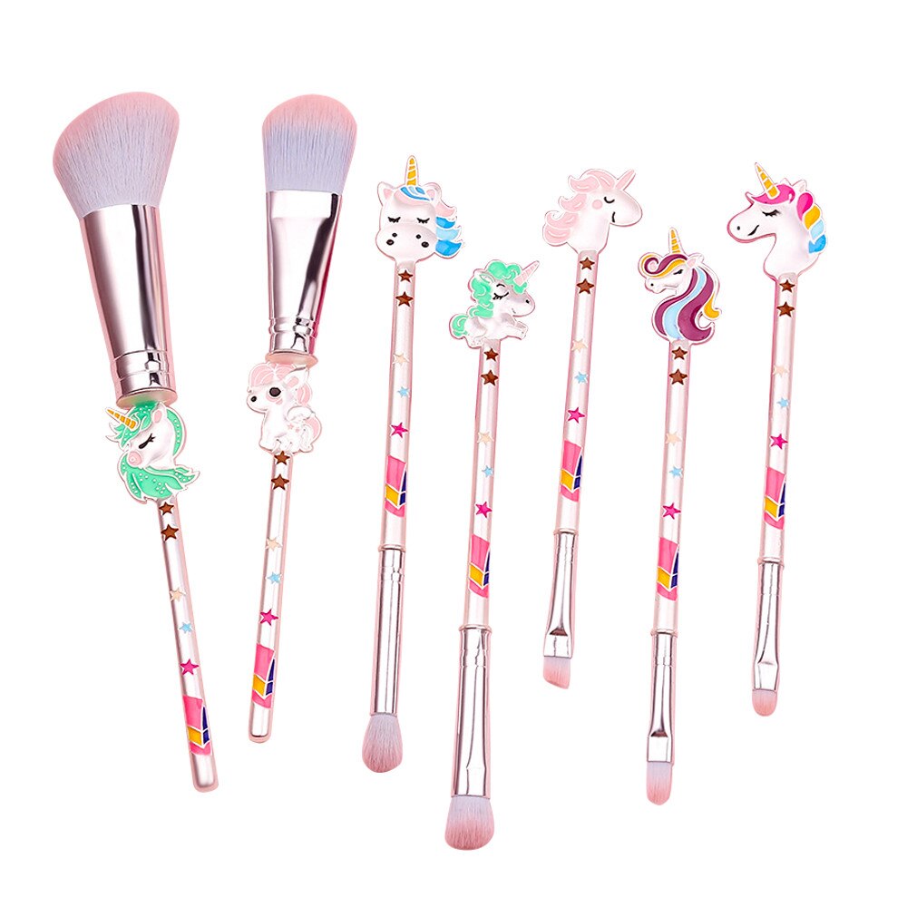 kit de pinceaux licorne pour fille