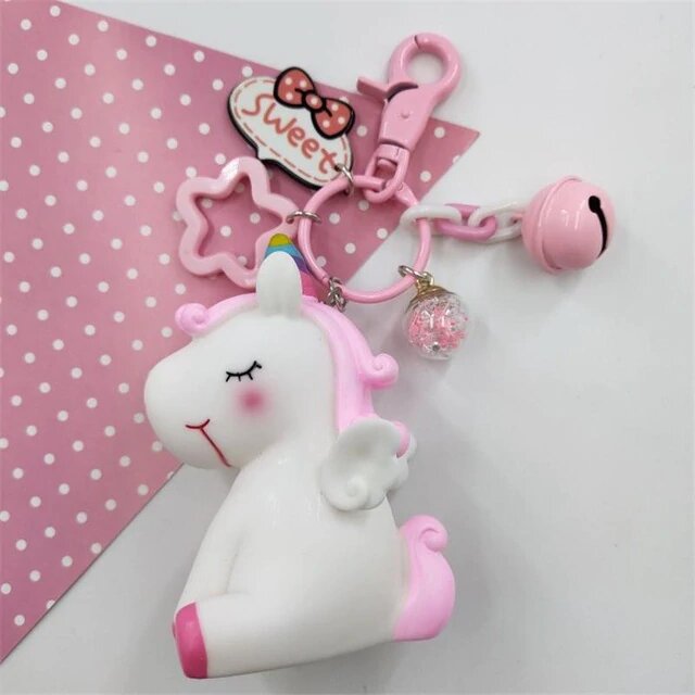 licorne-rose-porte-cle