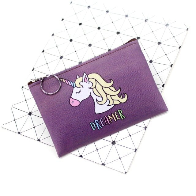 porte monnaie dreamer style licorne