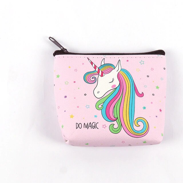 porte monnaie licorne rose pour femme