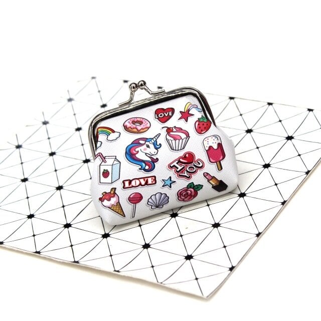 porte monnaie licorne i love you