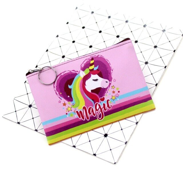 porte monnaie magic style licorne