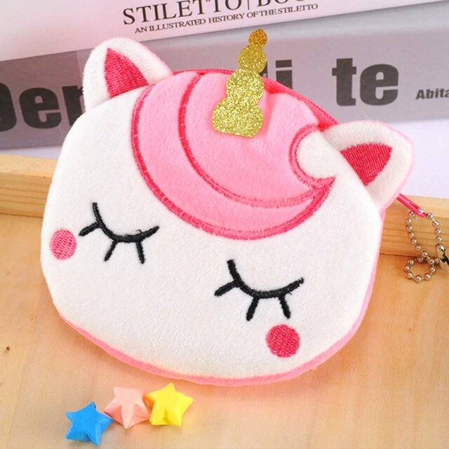 mignon porte monnaie licorne