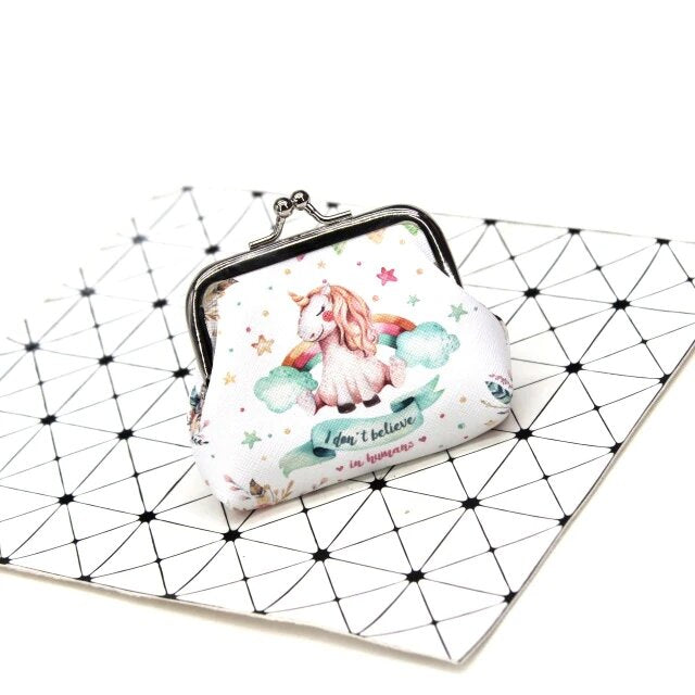 porte monnaie enfant licorne