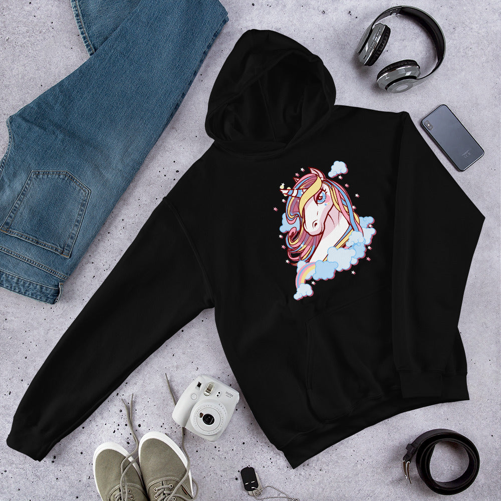 Sweat Licorne - Noir "Tky" - monde-licorne