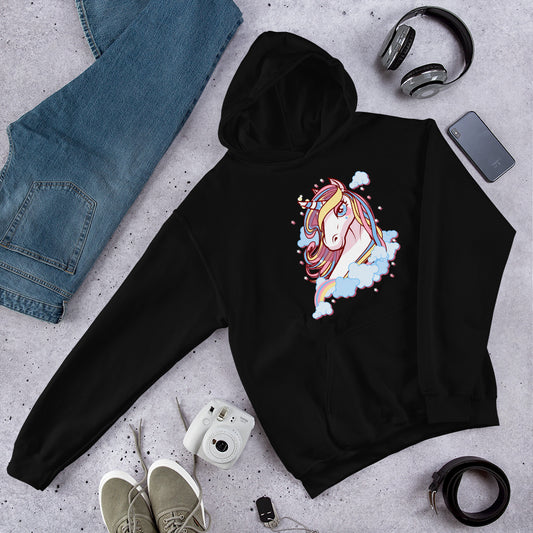 Sweat Licorne - Noir "Tky" - monde-licorne