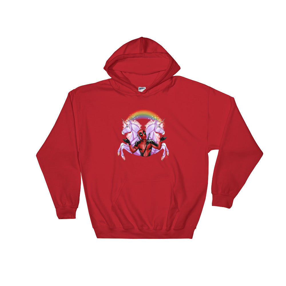 Sweat à Capuche Licorne Deadpool - monde-licorne