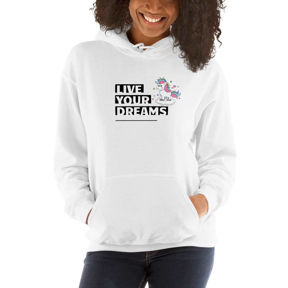 Sweat Licorne - Live Your Dream - monde-licorne