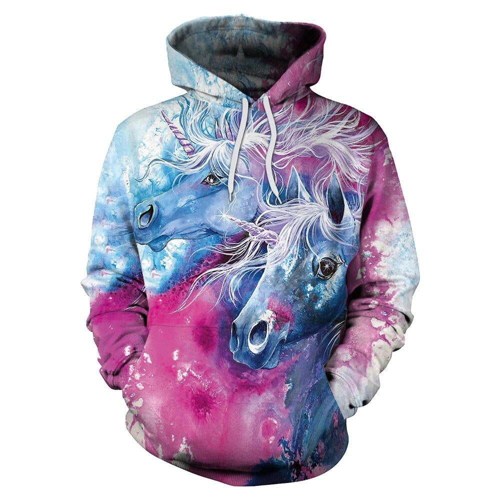 Sweat Licorne Magique fond blanc