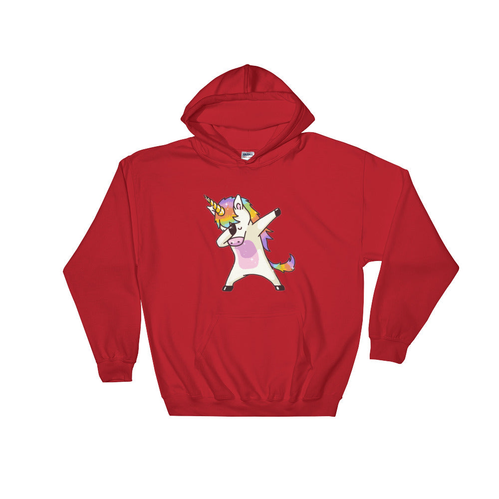 Sweat Rouge Licorne Dab - monde-licorne