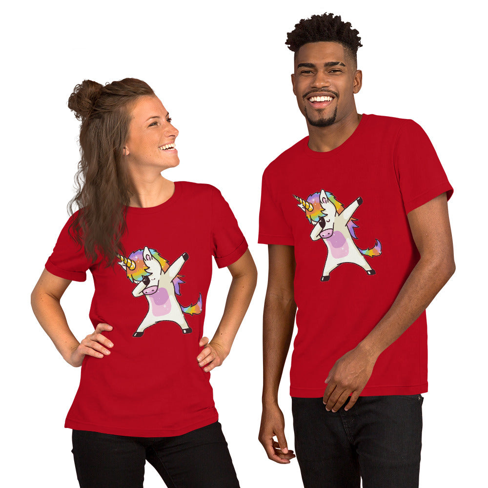 t shirt homme licorne dab
