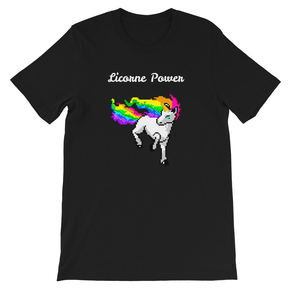 T-shirt Licorne Power Multicolore - monde-licorne