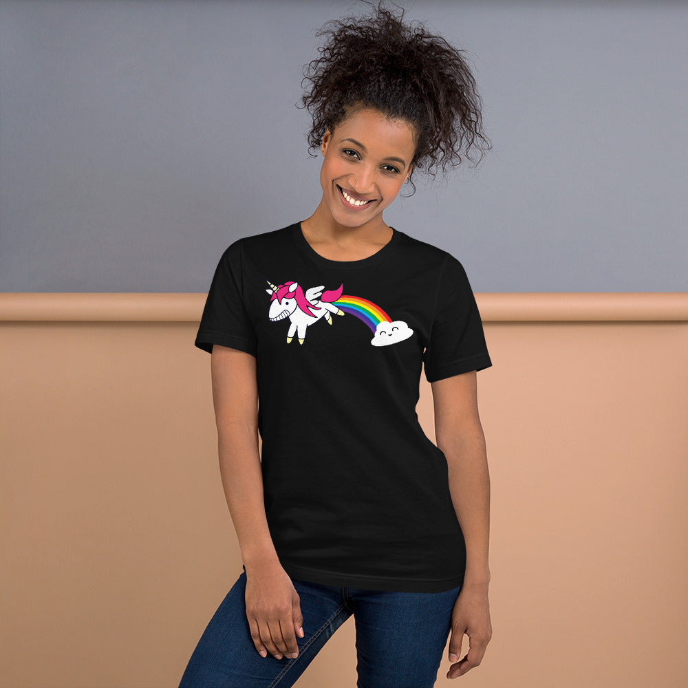 T-shirt Licorne Arc en Ciel - monde-licorne