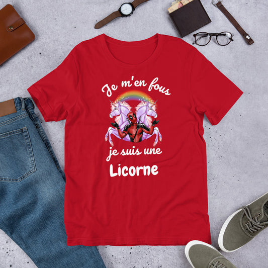 T shirt Deadpool Licorne je suis une licorne - monde-licorne