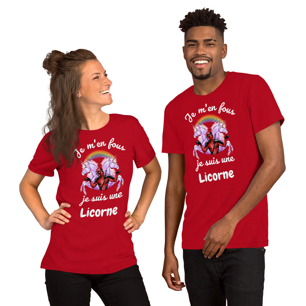 T shirt Deadpool Licorne je suis une licorne - monde-licorne