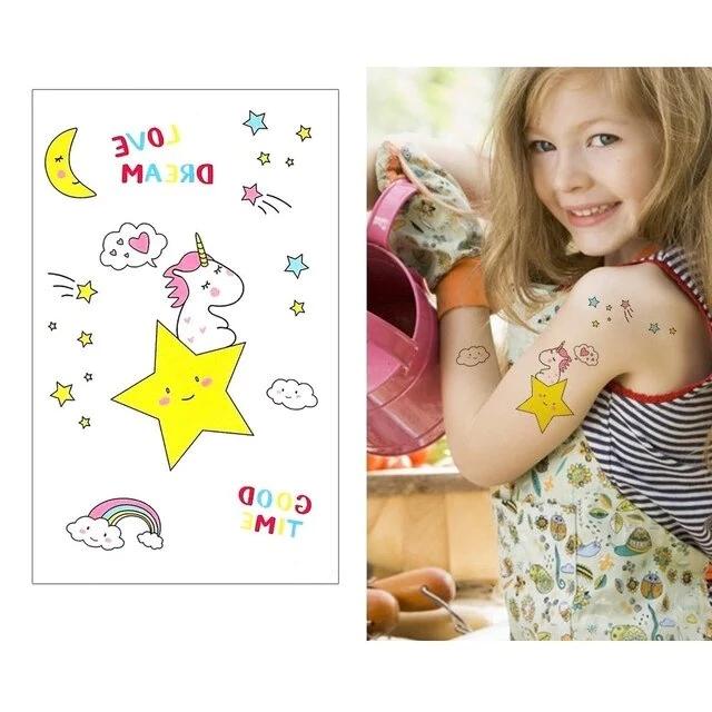 tatouage-temporaire-licorne-mignonne