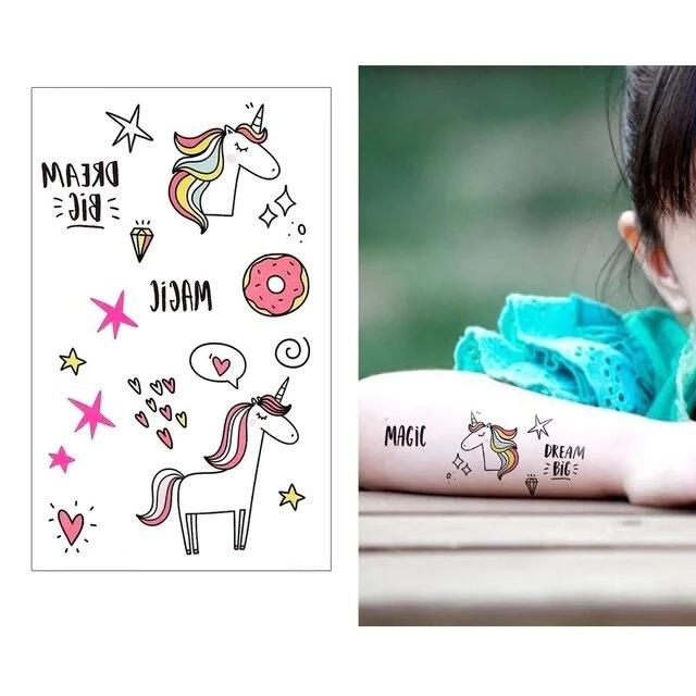 tatouage-temporaire-licorne-simple