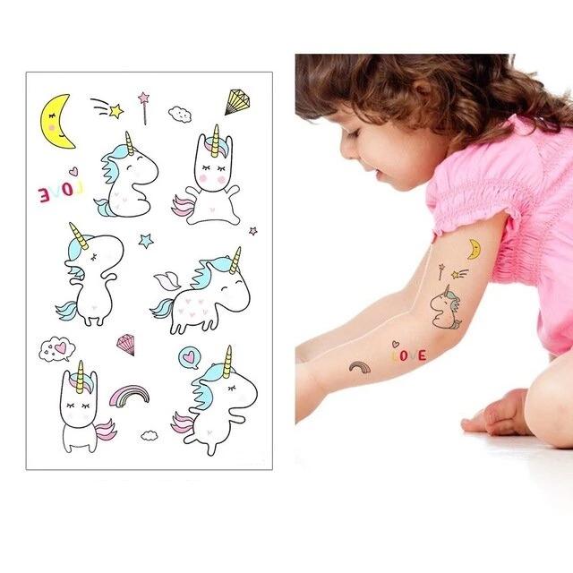 tatouage-temporaire-licorne-style-kawaii