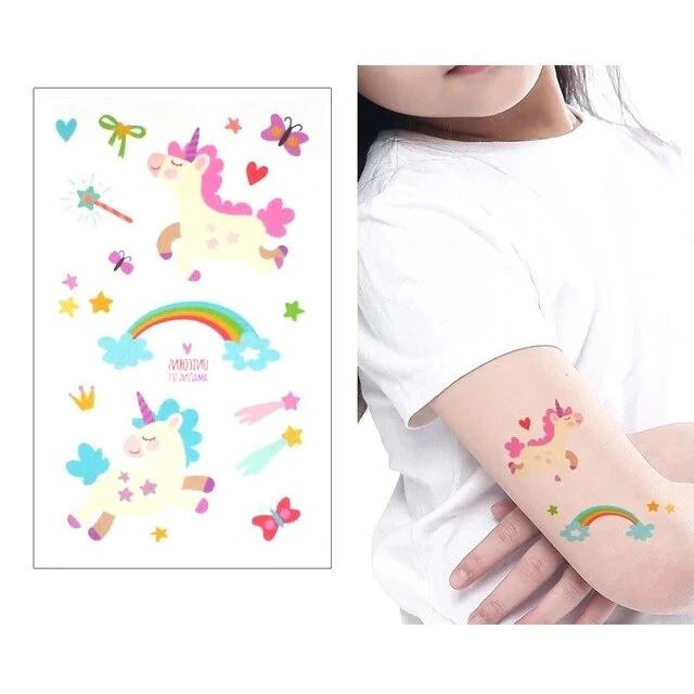 Tatouage Temporaire Licorne Enfant