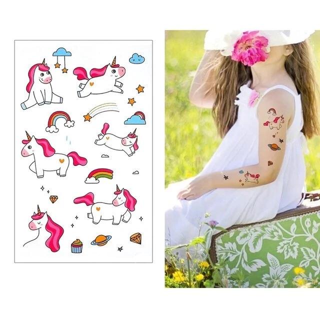 tatouage-decoratif-temporaire-licorne