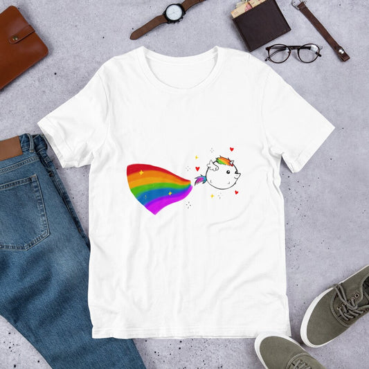 T-shirt Licorne Arc en Ciel - monde-licorne