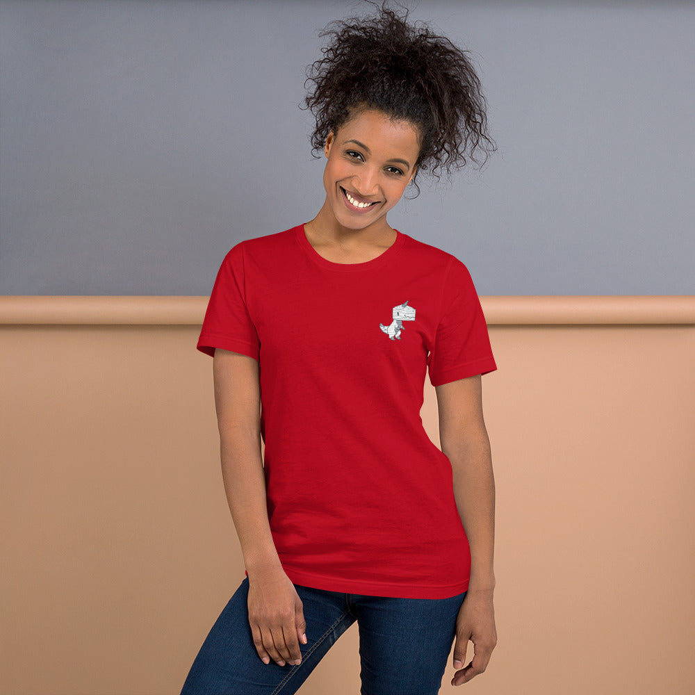 T-shirt Licorne Dinosaure Brodé - monde-licorne