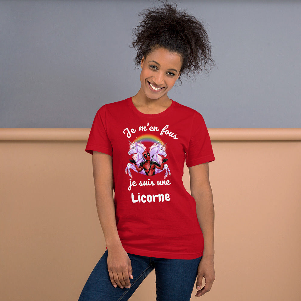 T shirt Deadpool Licorne je suis une licorne - monde-licorne