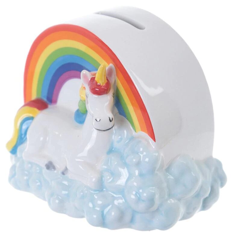 tirelire multicolore licorne