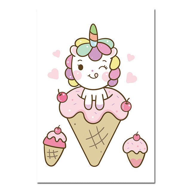 Toile Glace Licorne