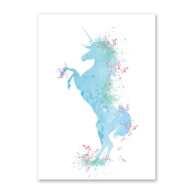 Toile Licorne Art