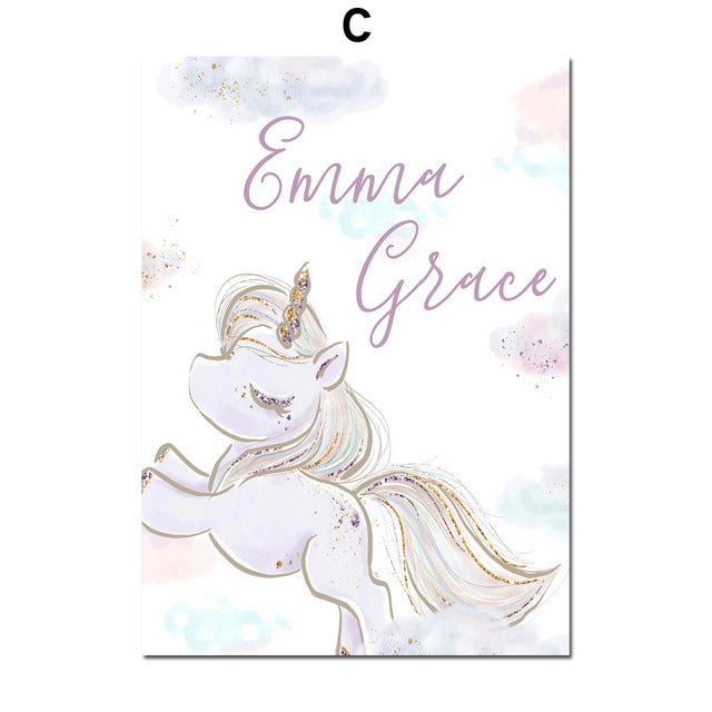 Toile Licorne Danseuse