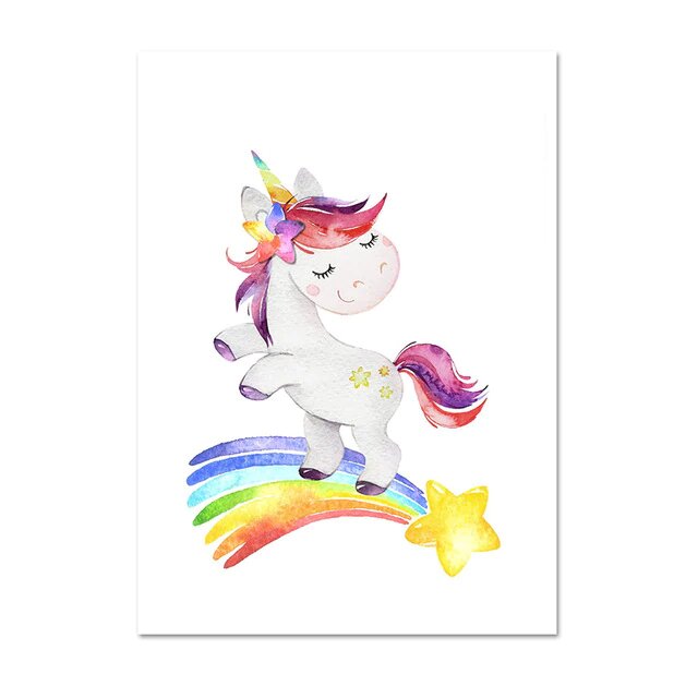 affiche licorne
