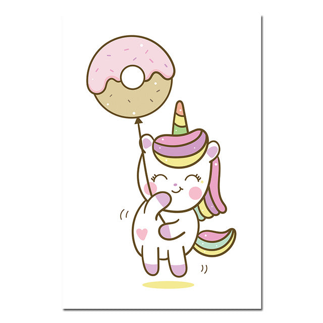 Toile Licorne Gourmande