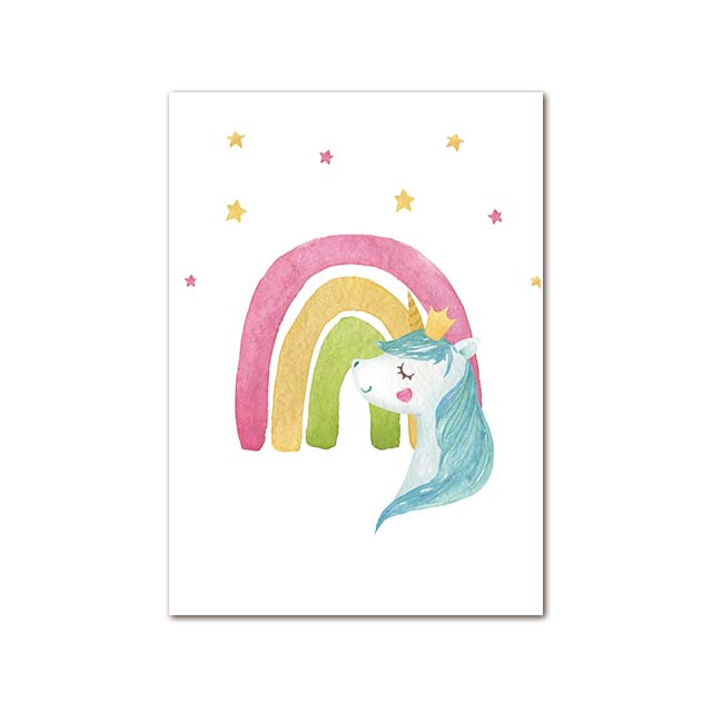 Toile Licorne Simple