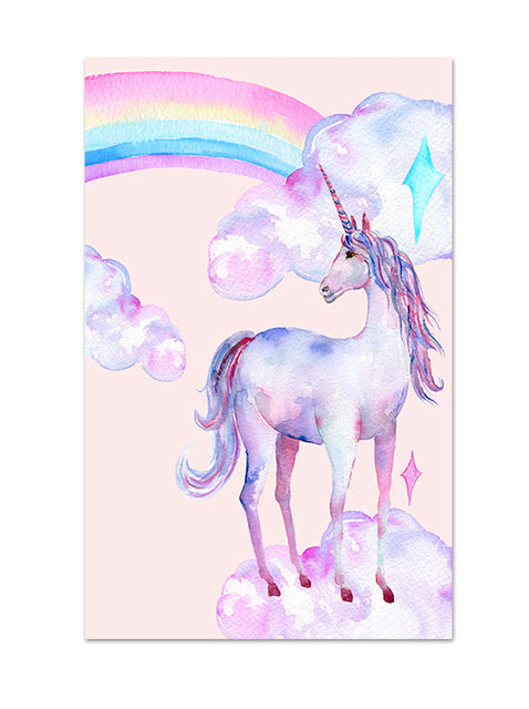Toile Monde Licorne