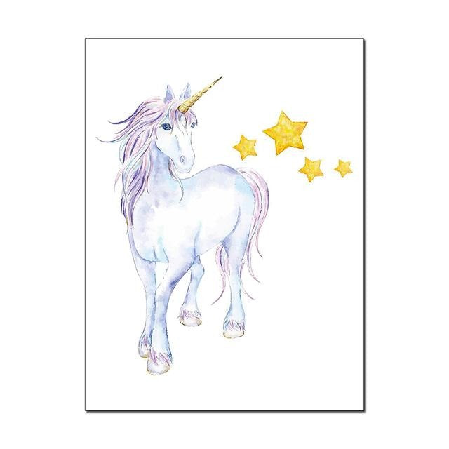 Toile Licorne Nordique