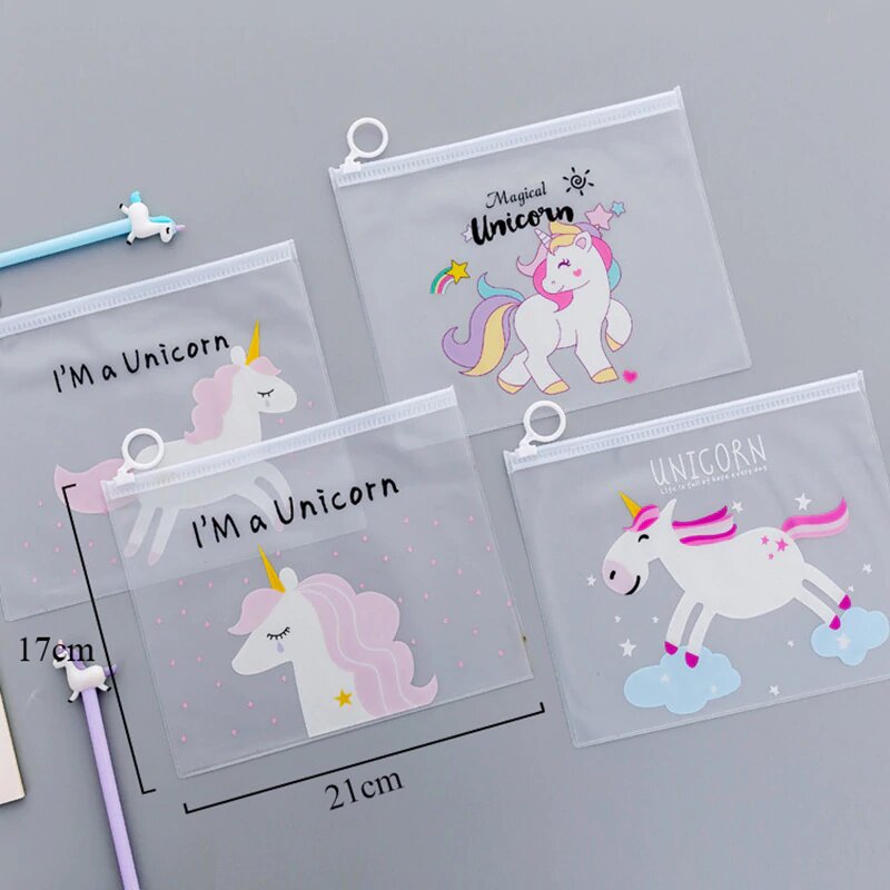 Trousse Transparente Licorne - monde-licorne