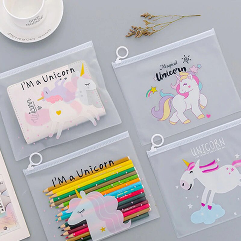 Trousse Transparente Licorne - monde-licorne