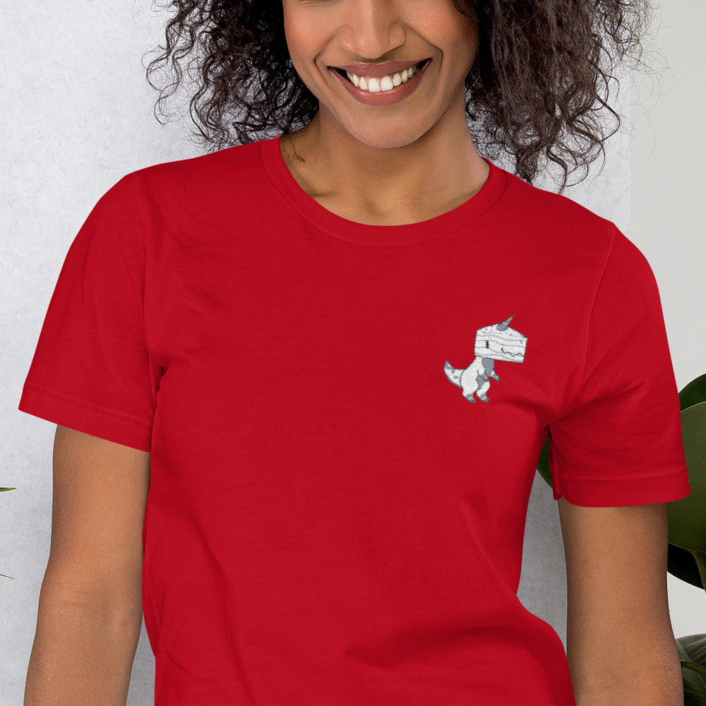 T-shirt Licorne Dinosaure Brodé - monde-licorne
