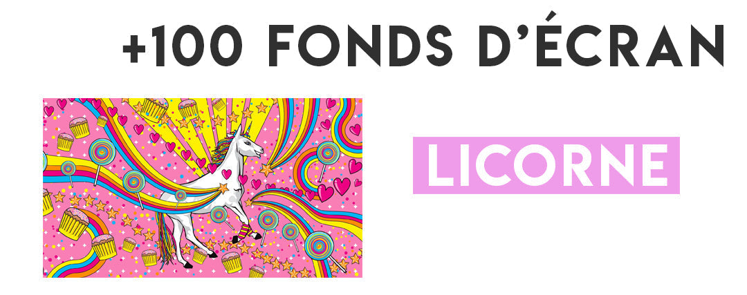 fonds ecran licorne