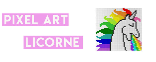 comment dessiner une licorne en pixel art