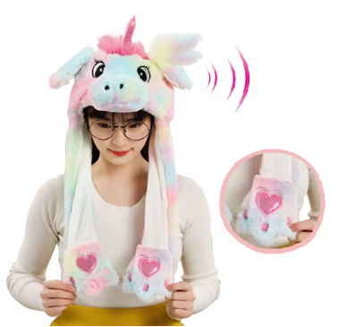 bonnet femme licorne