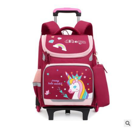 sac d ecole licorne a roulettes pas cher de qualite