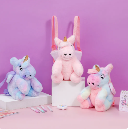 Sac Dos Peluche Licorne Monde Licorne