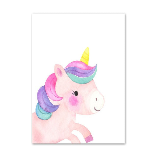 Toile Licorne Joueuse